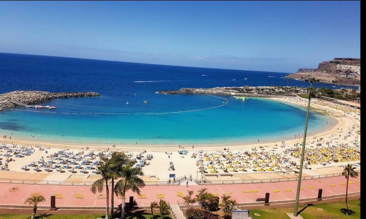 Deluxe 3 Rooms74M2,2Air Condit 2Tv Seaview On Amadores,2 Heatpools, Parking, 600 Mb,Dishwasher,2Lift,,3 Beaches Playa Del Cura  Exterior foto